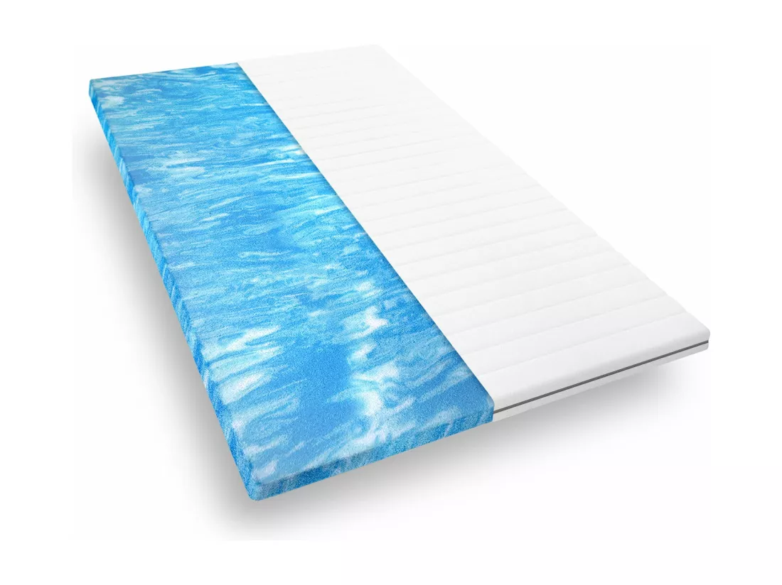 Surmatelas en Mousse Gel 5 cm – 140x190cm Soutien & Housse Respirante