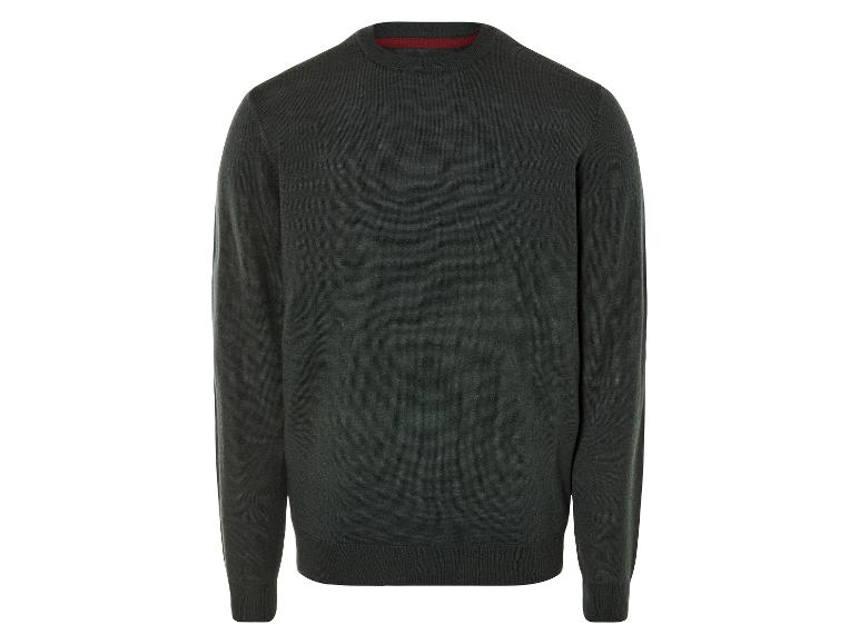 Heren merino wollen trui