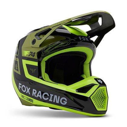 Casque cross Fox V1 RACE SPEC 2025 - Vert