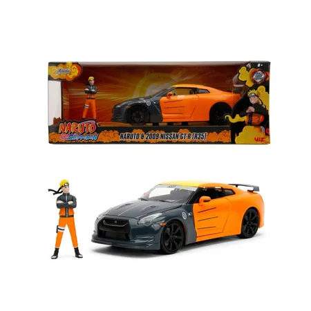 Jada Naruto 2009 Nissan GT-R 1:24 mit Naruto Figur