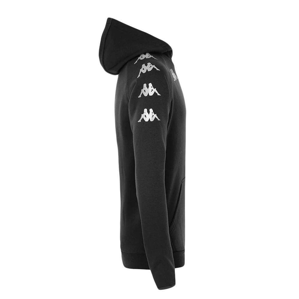 Kappa Sweat Zippé Noir Garçon Kappa Divieto
