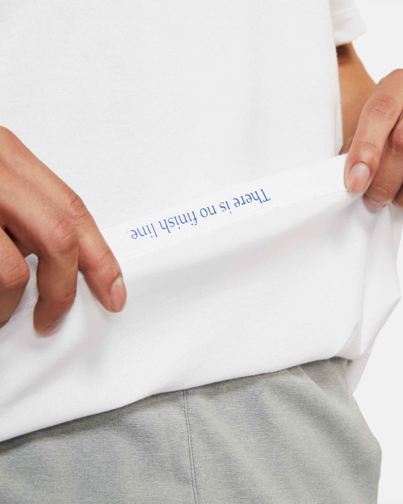 T-shirt de running Nike Dri-FIT Blanc pour homme