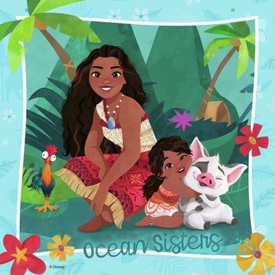 Ravensburger Disney Vaiana 2 Puslespill 3x49 Brikker