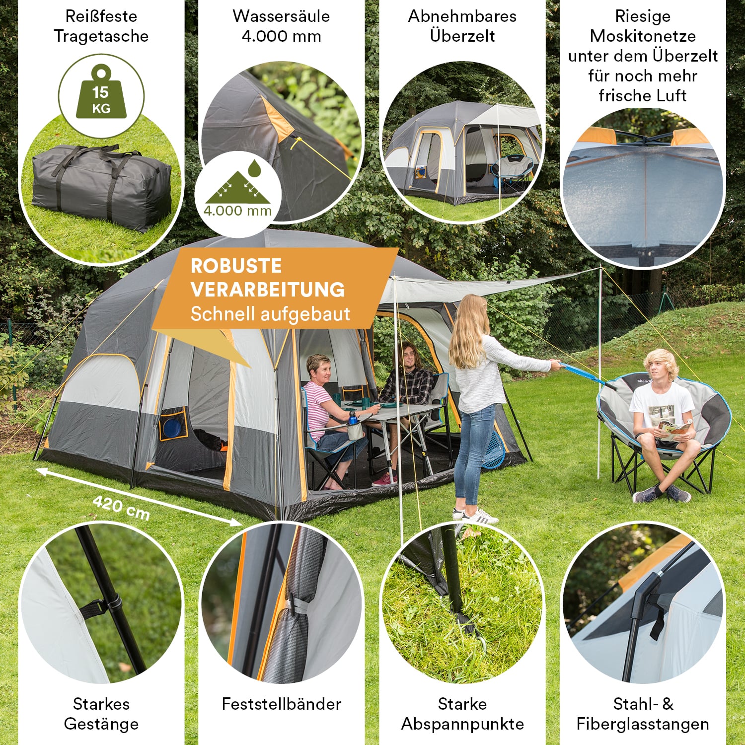 Skandika Tonsberg 5 koepeltent