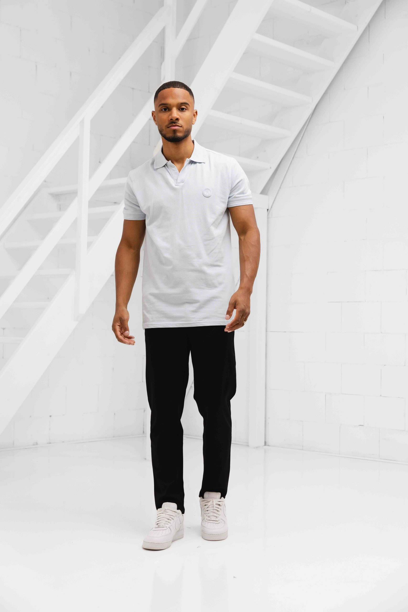 Aspact Leather 2.0 Polo Heren Blauw
