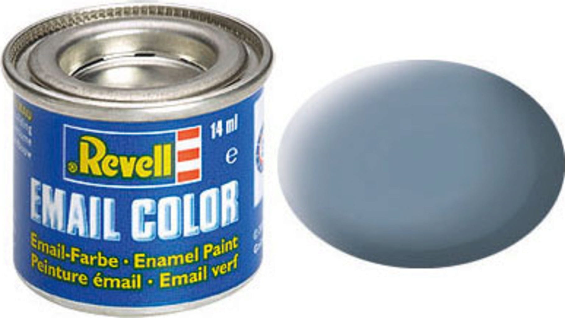 Revell  Email Color grau, matt, 14 ml    Die beliebten Farben von Revell in 89 verschiedenen Farbtönen