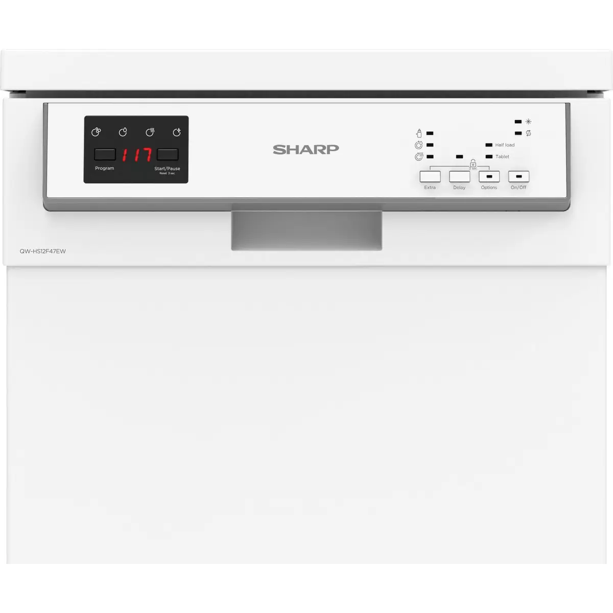 Geschirrspüler freistehend Sharp QW-HS12F47EW-DE weiss