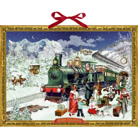 Coppenrath Verlag Adventskalender Nostalgische Eisenbahn
