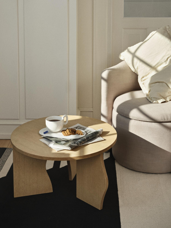 Broste Copenhagen Stevns gebaksbordje Ø15 Chalk White