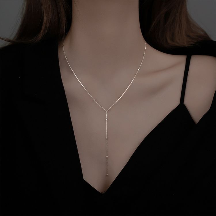 Gaya - 925 Sterling Zilveren Lariat Ketting
