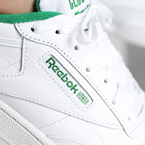 Baskets Club C 85 IE9387 Footwear White Glendale Green Solar Yellow