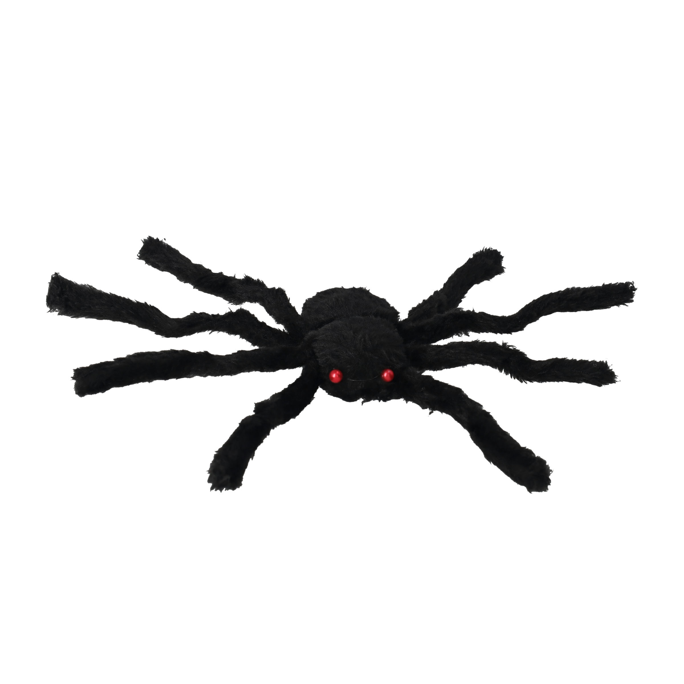 (25x17cm) Halloween Grusel Spinne Home Deko Monsterspinne mit Roten Augen - Schwarz