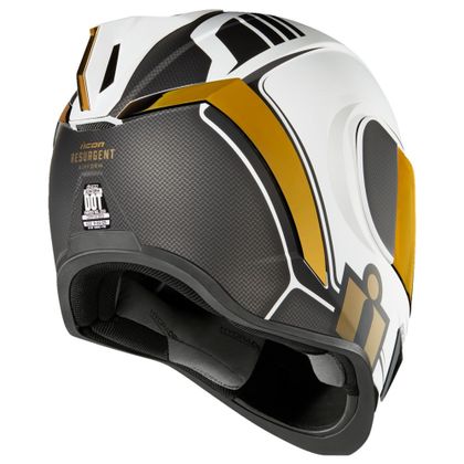Casque Icon AIRFORM - RESURGENT - Blanc