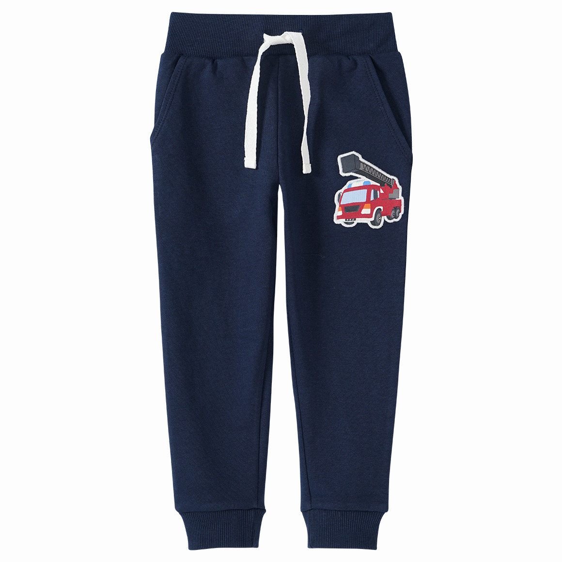 Topolino Jungen Jogginghose mit Feuerwehr-Stickerei dunkelblau