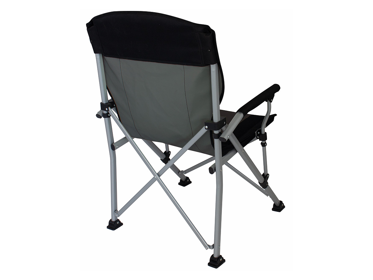 Eurotrail Caldaro vouwstoel - Anthracite/Black