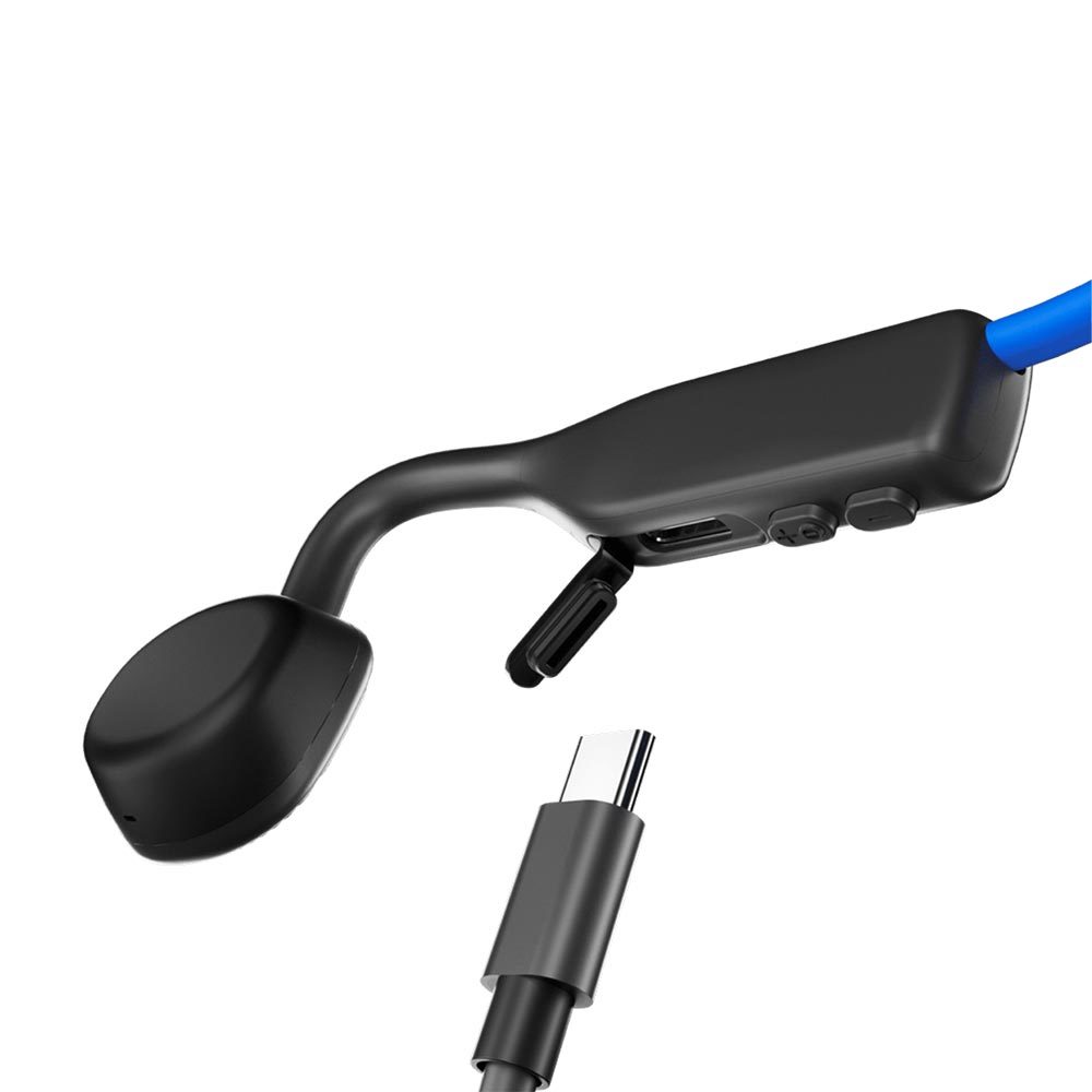 Shokz OpenMove Draadloze Open-ear Bone Conduction Koptelefoon Blauw