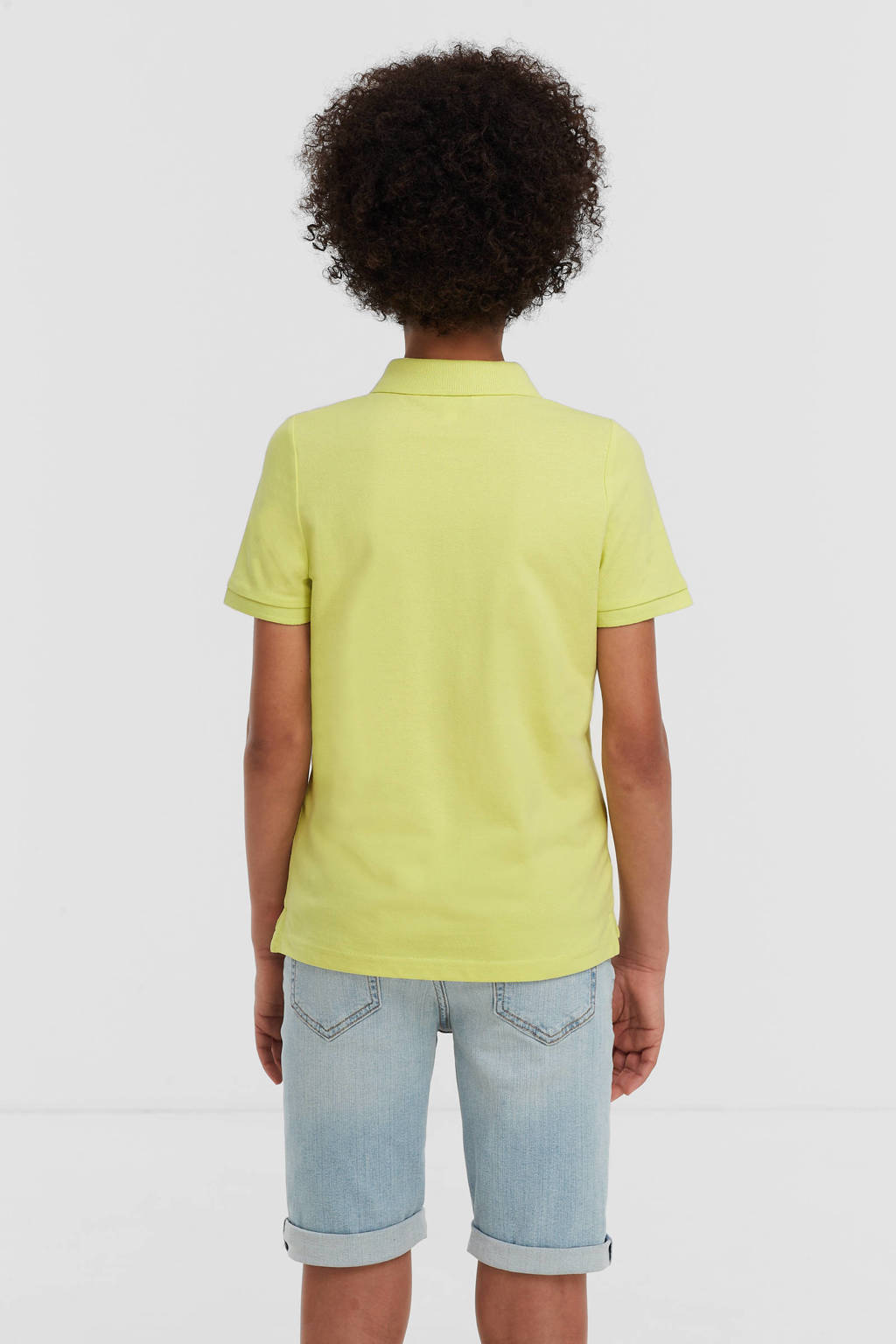anytime piqué polo lime groen