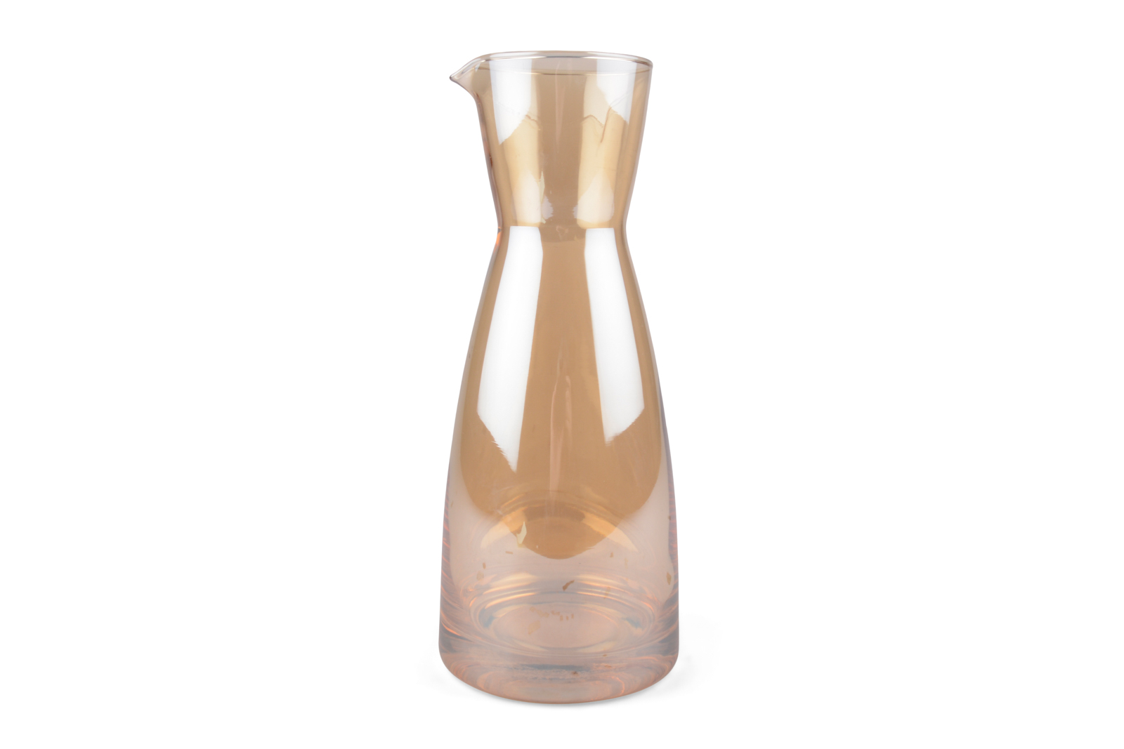 Viccy karaffel Amberfarget glass. 1l