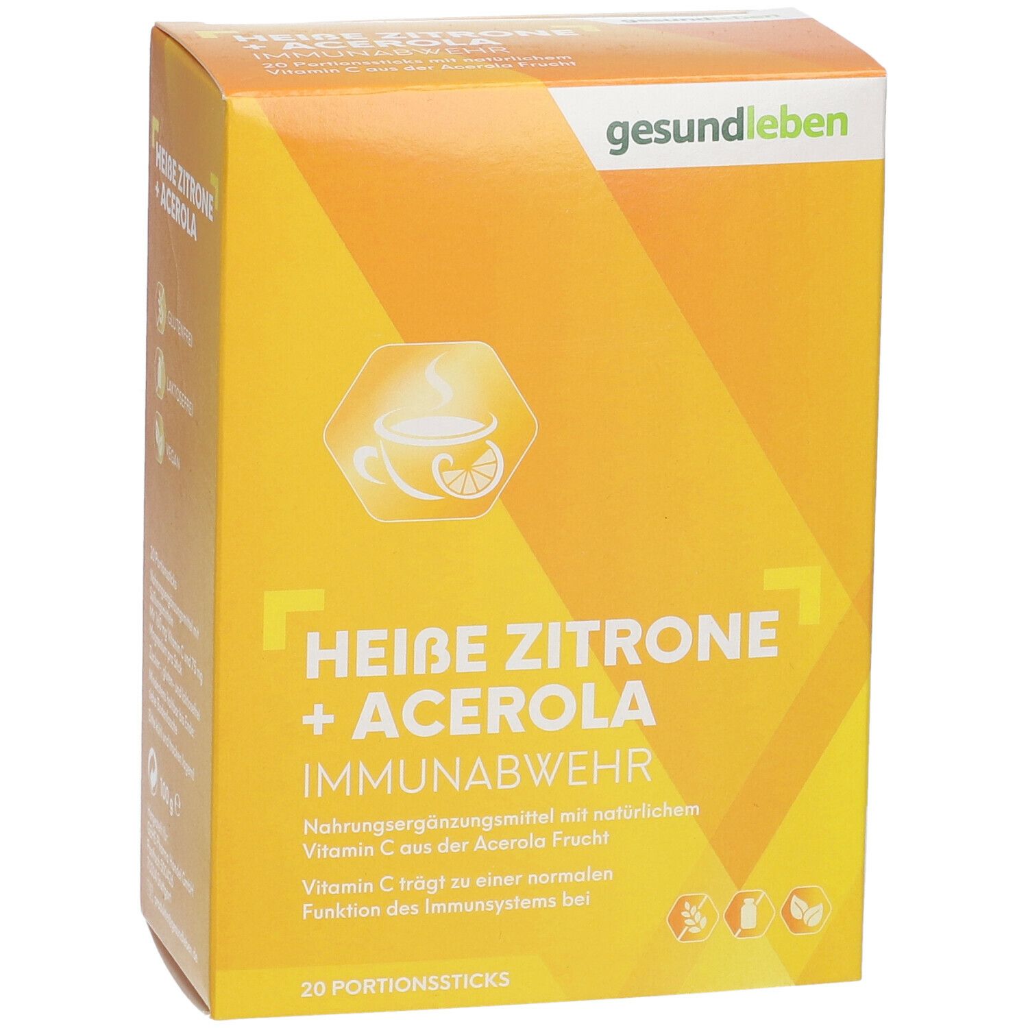 gesundleben Heiße Zitrone + Acerola Immunabwehr