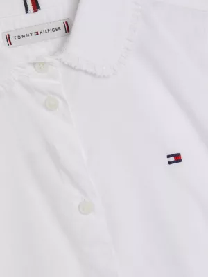 Camisa essencial com gola franzida