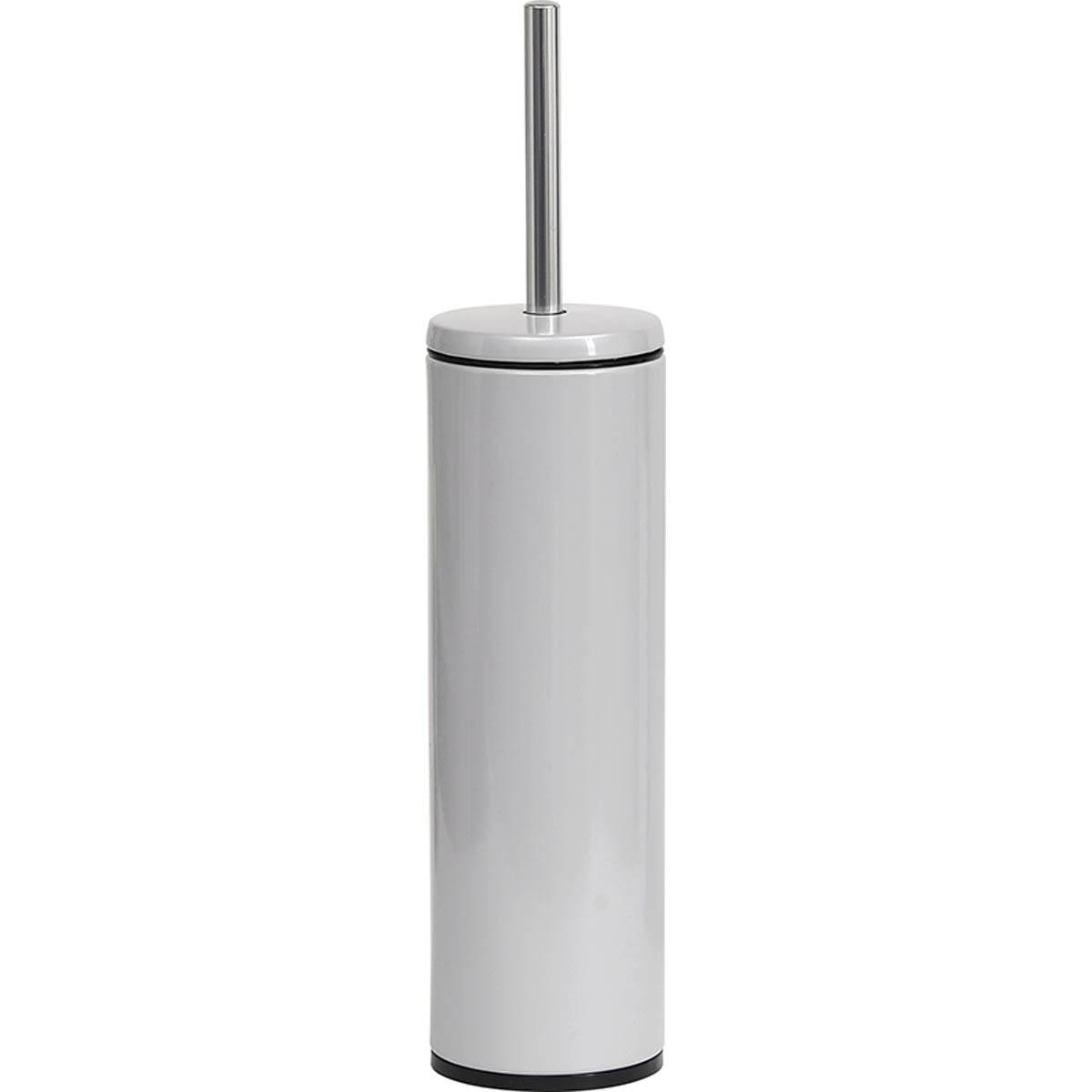 BROSSE WC METAL GRIS