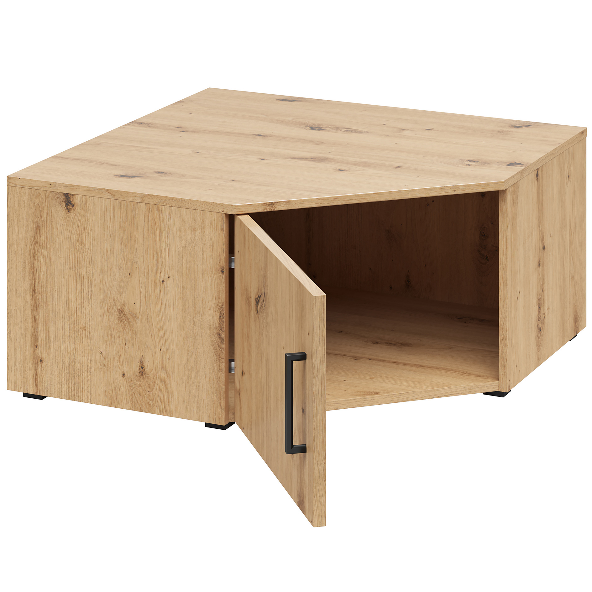 Eck-Aufsatzschrank/Standelement - Artisan Eiche - 72x72 cm