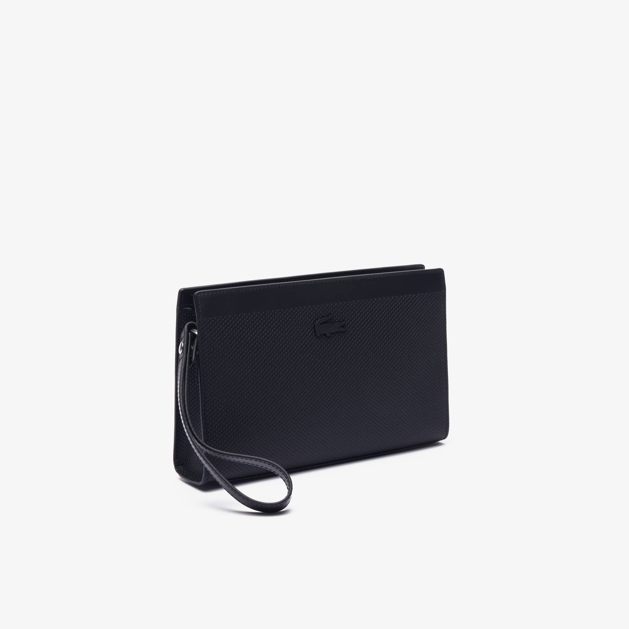 Kosmetiktasche aus Chantaco-Leder Kulturtaschen - Schwarz - Lacoste - Herren