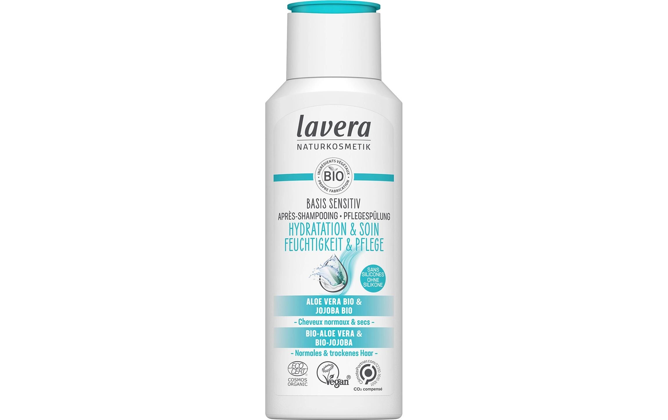 Haarspülung Basis Sensitiv Feuchtigkeit und Pflege 200 mlNatürlicher Conditioner mit intensiver Feuchtigkeitspflege