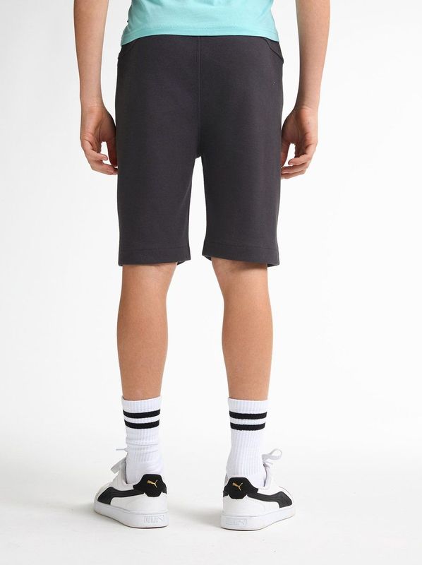 Petrol Industries - Jogging Short Capri - Zwart - Katoen - Steekzakken - Trekkoord