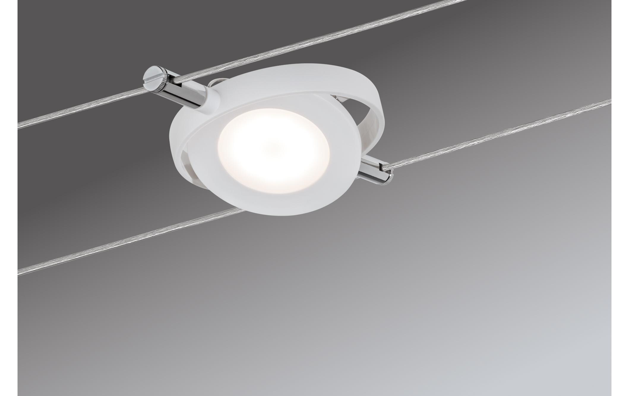LED Seilsystem RoundMac Basisset 4 x 200 lm<br>Hängeleuchte