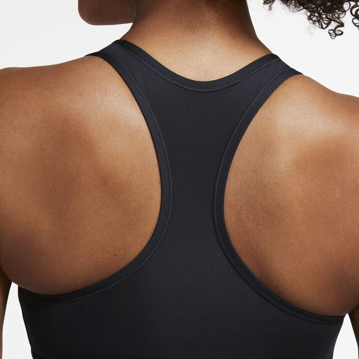 Nike Swoosh Longline Sports Bh Sort