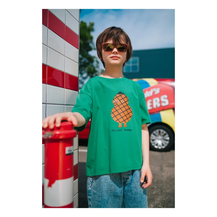 Daily Brat T-Shirt Peanut Man | Vert sapin