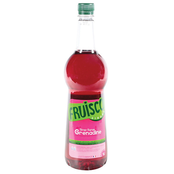 Bouteille de sirop de grenadine, Fruisco 1Litre