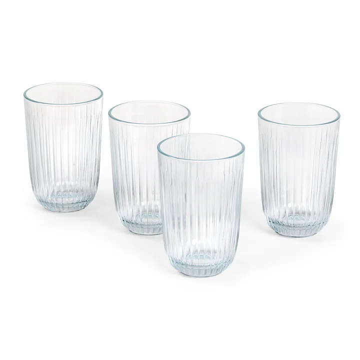 Kähler Design - Hammershøi Trinkglas, 37 cl, klar (4er-Set)