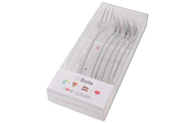 Sola Besteck-Set »Gabel-Set S-Line 6-teilig, Chr«
