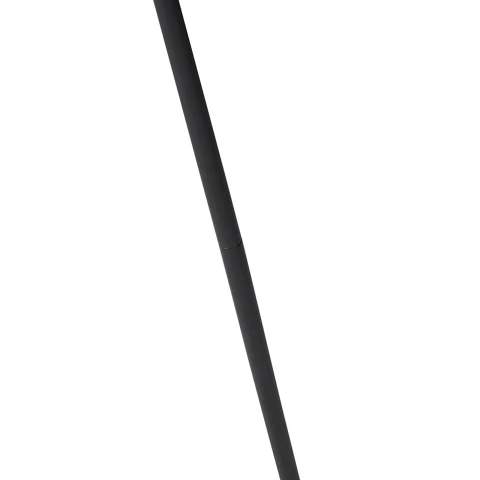Qazqa vloerlampen mayelle zwart e27
