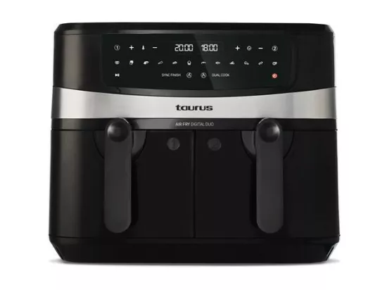 Friteuse Taurus Air Fry Digital Duo 973980000 2600 W Noir