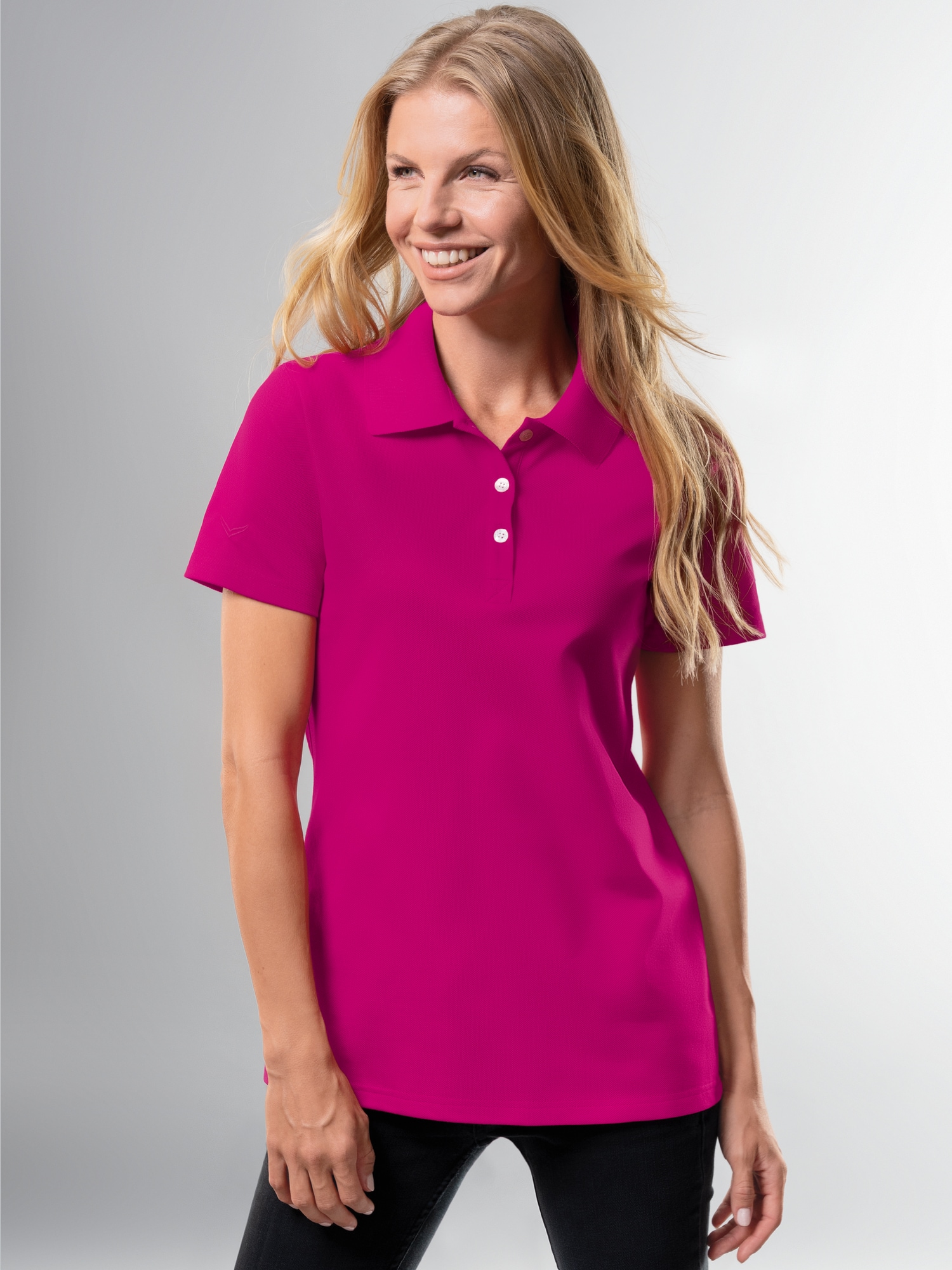 Poloshirt Slim Fit Magenta