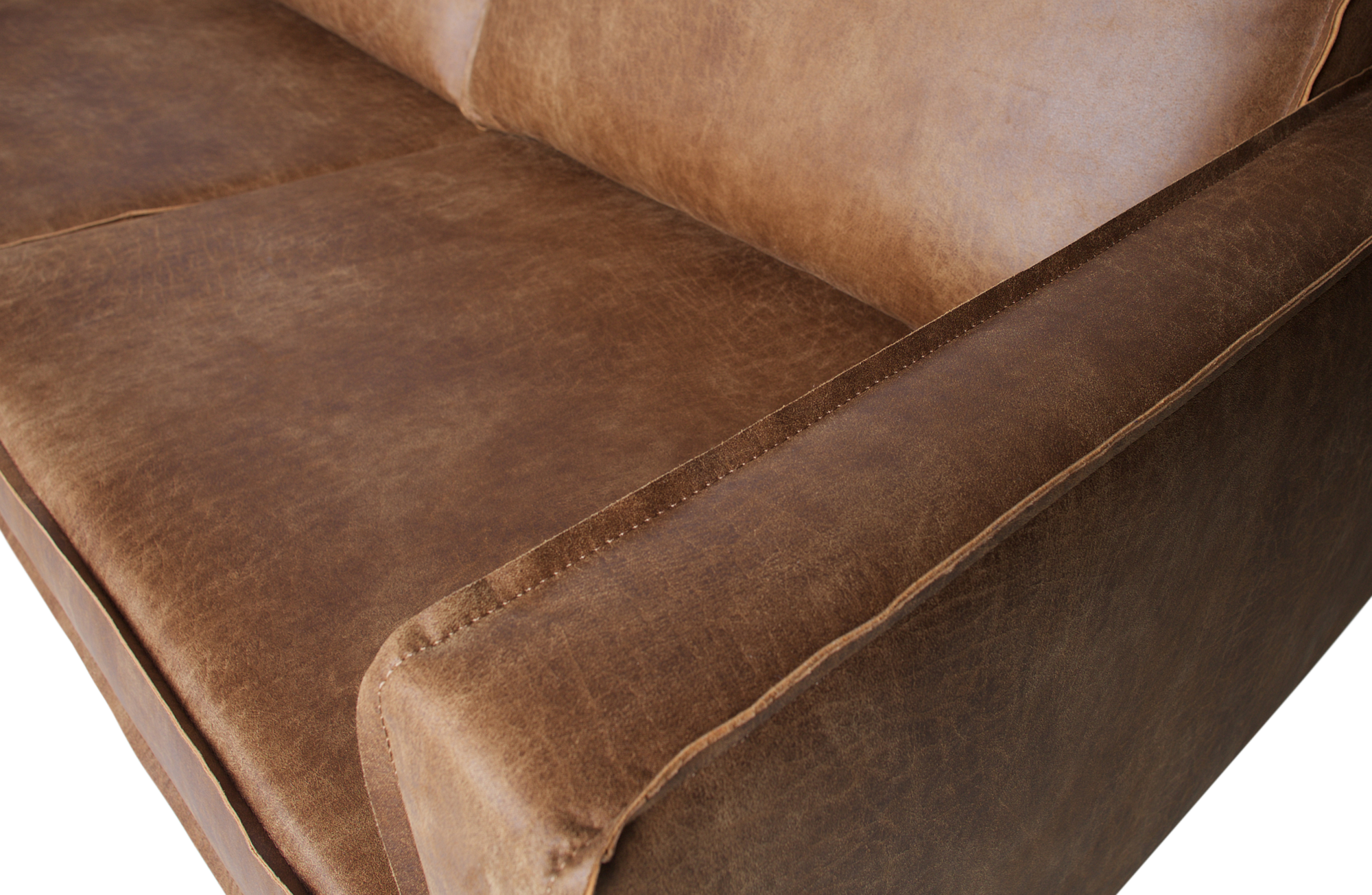 Hoekbank Rodeo cognac Hoekbank Rodeo links - Cognac