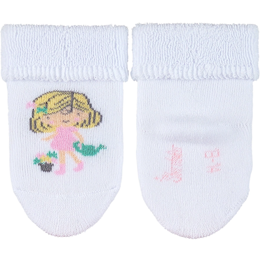 Sterntaler Baby-Söckchen Mädchen, 3er-Pack weiss