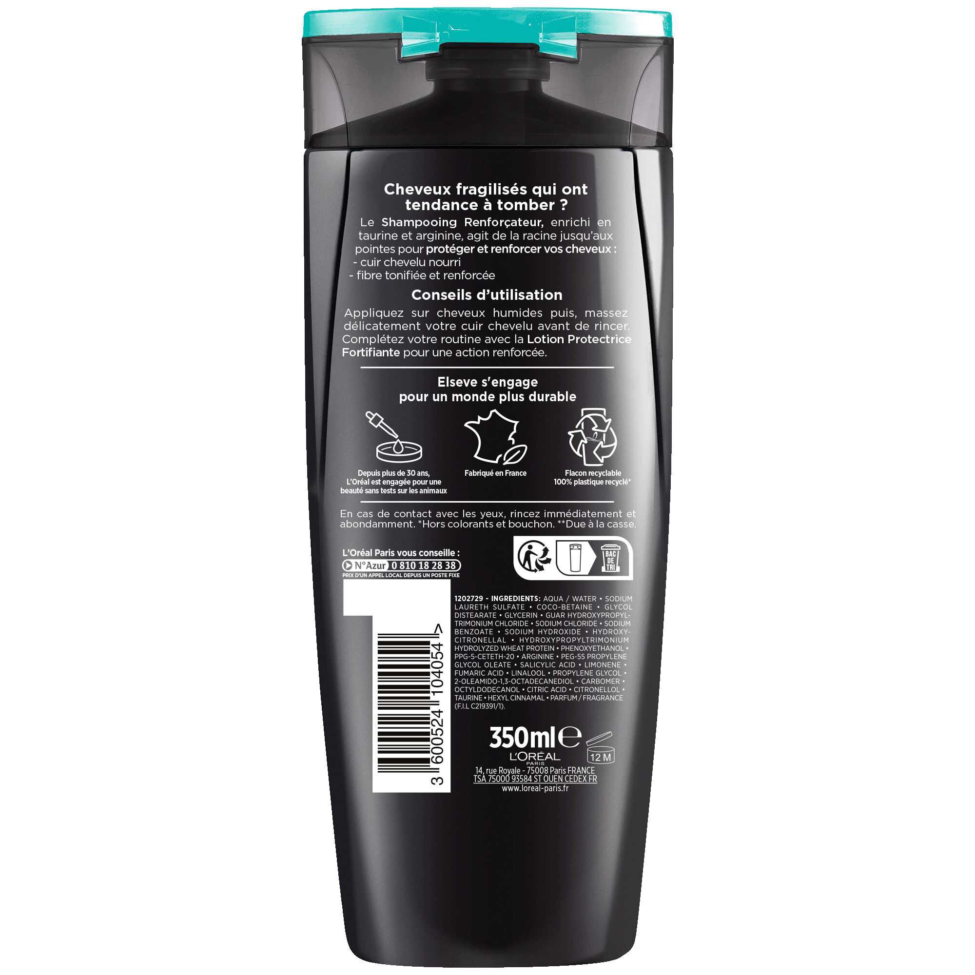 Elseve Arginine Resist x3 Shampooing Renforçateur 350ml
