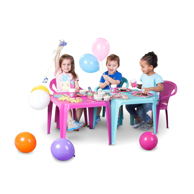 Kinderstuhl - Camelia - pink - Kunststoff