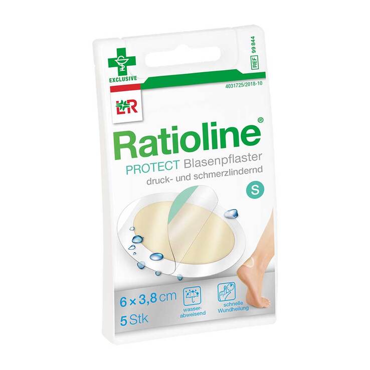Ratioline Blasenpflaster 3,8x6 cm klein, 5 St