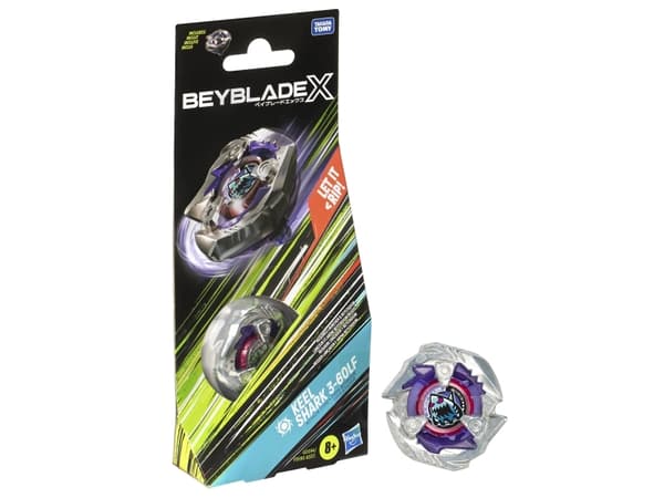 Beyblade X Keel Shark 3-80LF, Spinnertopp, 8 år