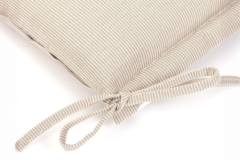 Outdoor Kissen ROG 40x42cm beige Sitzkissen Polster-Auflage für Gartenstuhl