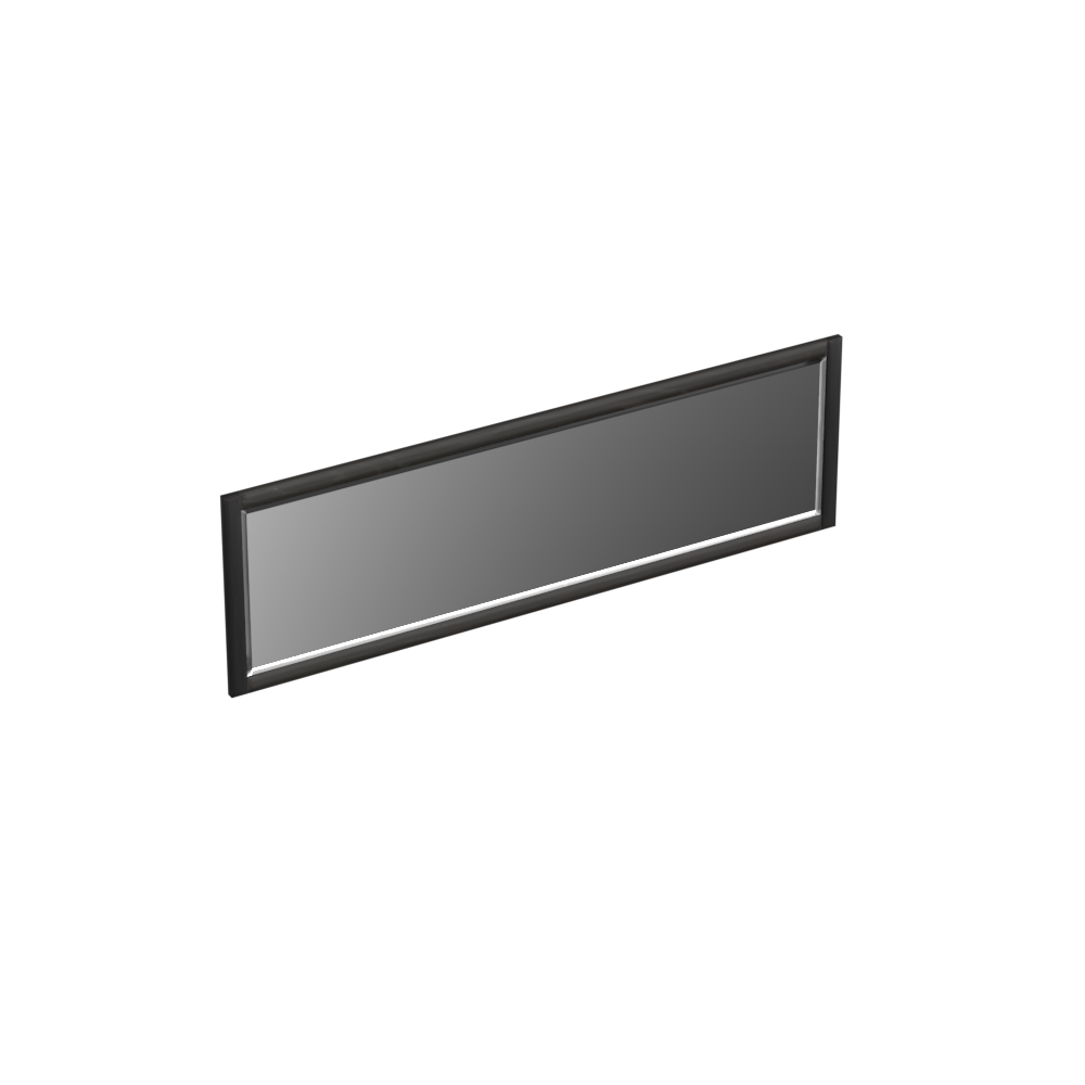 Forzalaqua Gela spiegel 160x50cm black oiled