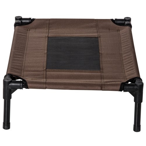 Cama elevada marrom para cães PawHut