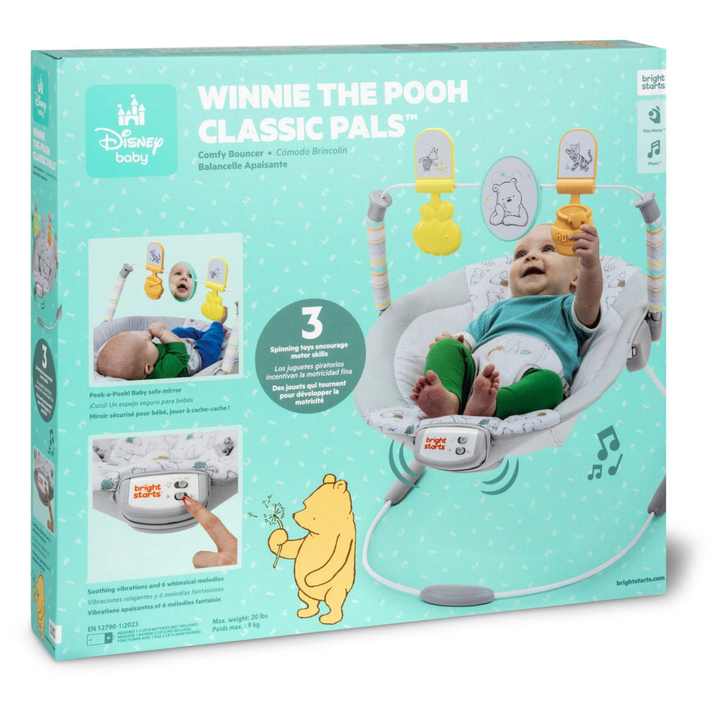 Køb Bright Starts Disney Winnie The Pooh Classic Pals™ Vibrating Skråstol