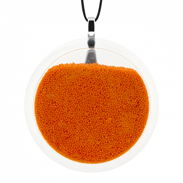 Pendentif en verre soufflé - Cachou Giga Billes