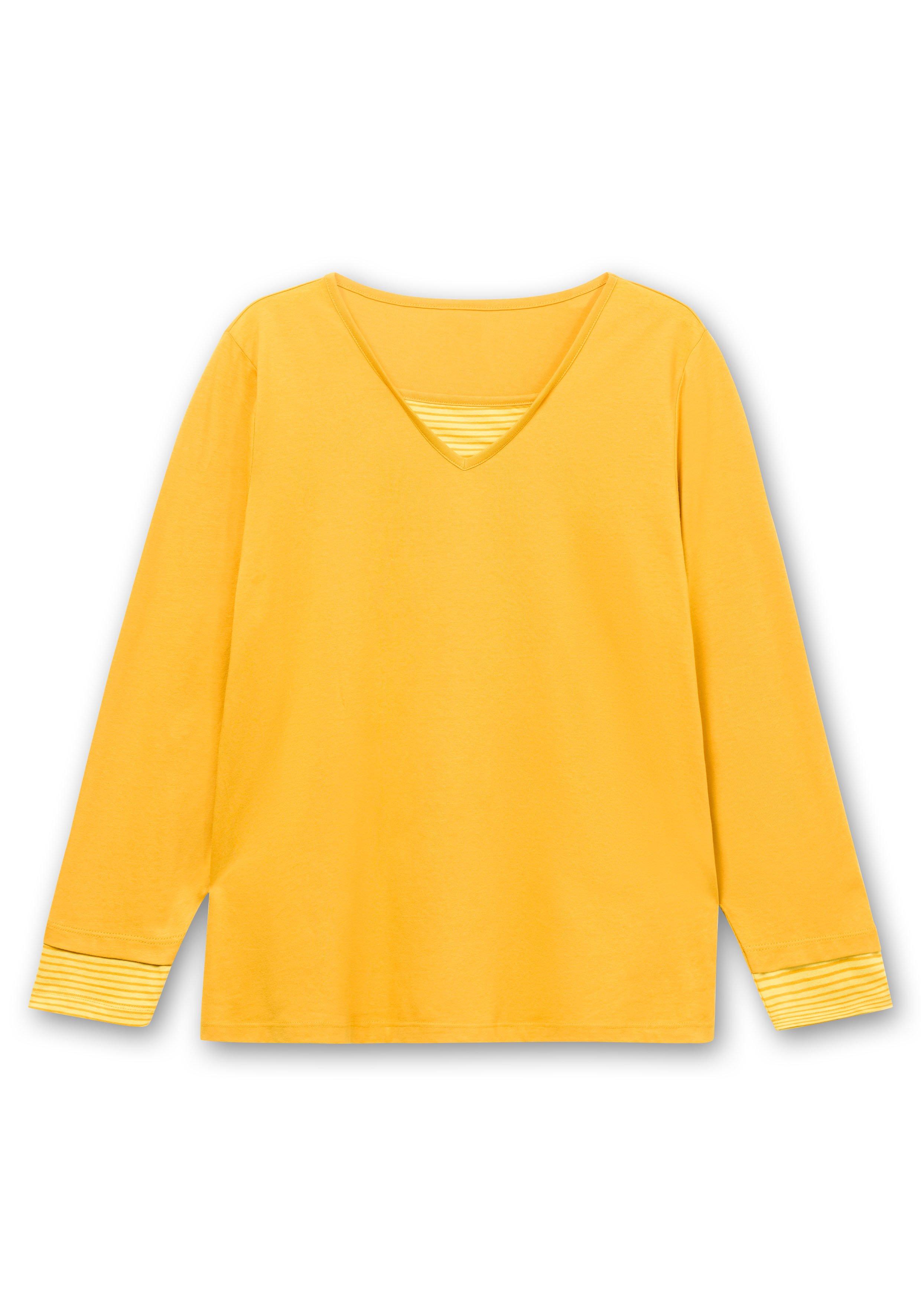 Shirt mit Streifendetails, im Layerlook